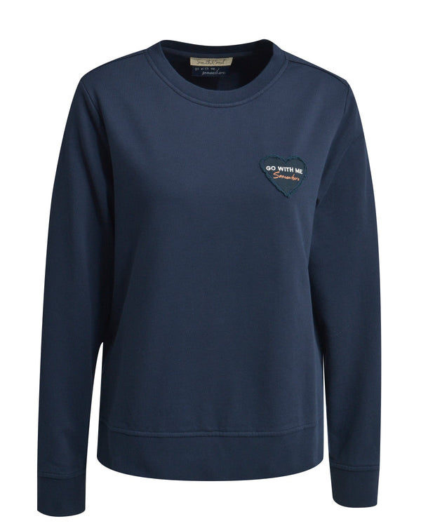 Smith & Soul - Navy Heart Sweatshirt