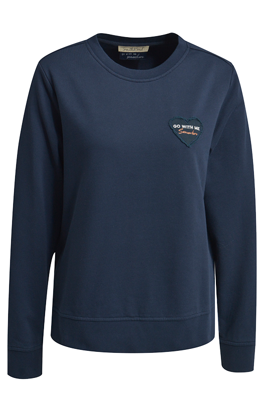 Smith & Soul - Navy Heart Sweatshirt