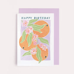 Oranges Birthday Card