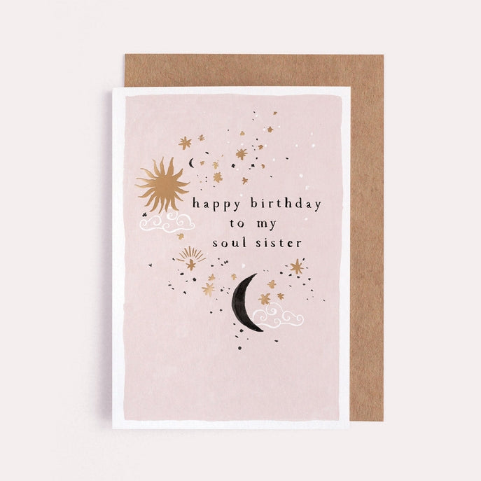 Soul Sister Birthday Card