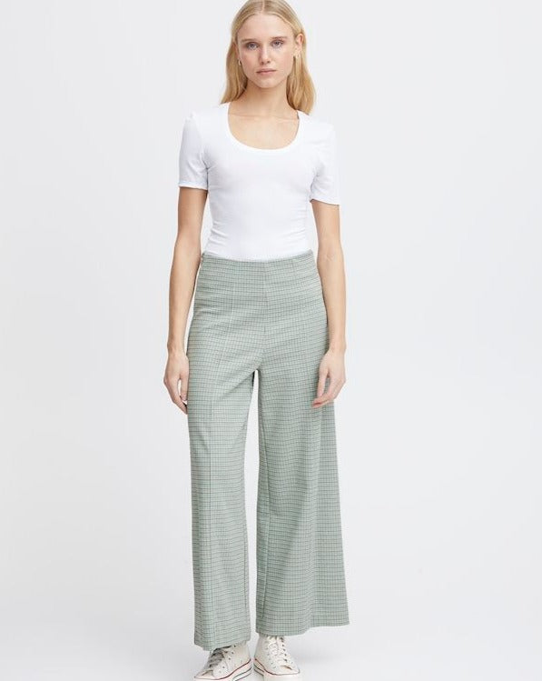 ICHI Ether Kate Blue Trousers