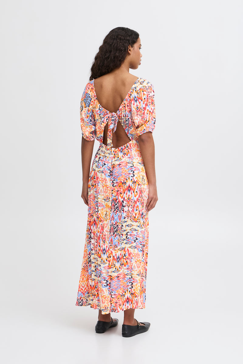 ICHI Marrakech Geranium Print Dress
