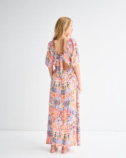 ICHI Marrakech Geranium Print Dress