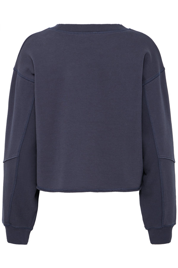 ICHI Dark Navy Sweatshirt