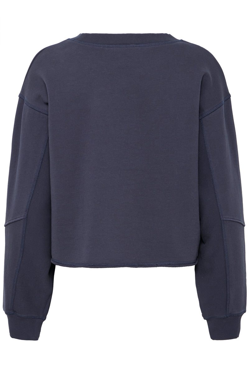 ICHI Dark Navy Sweatshirt