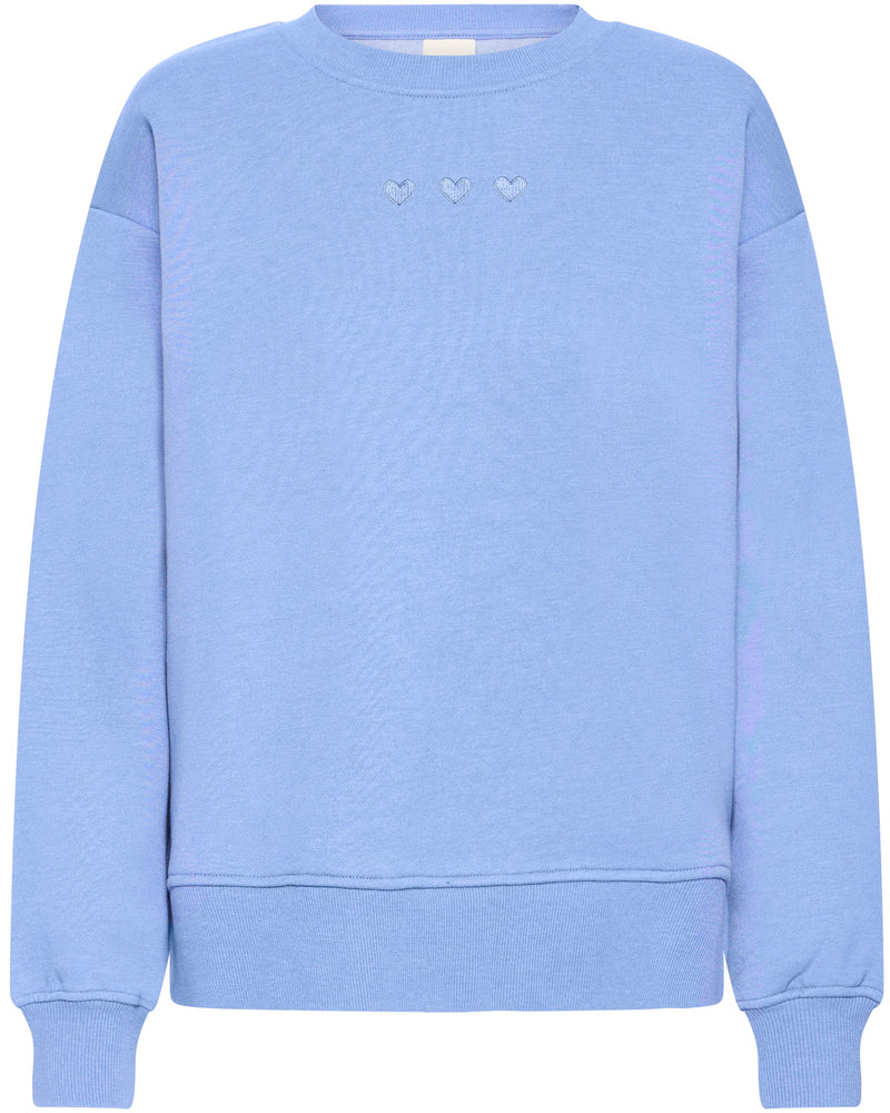 ICHI Blue Heart Sweatshirt