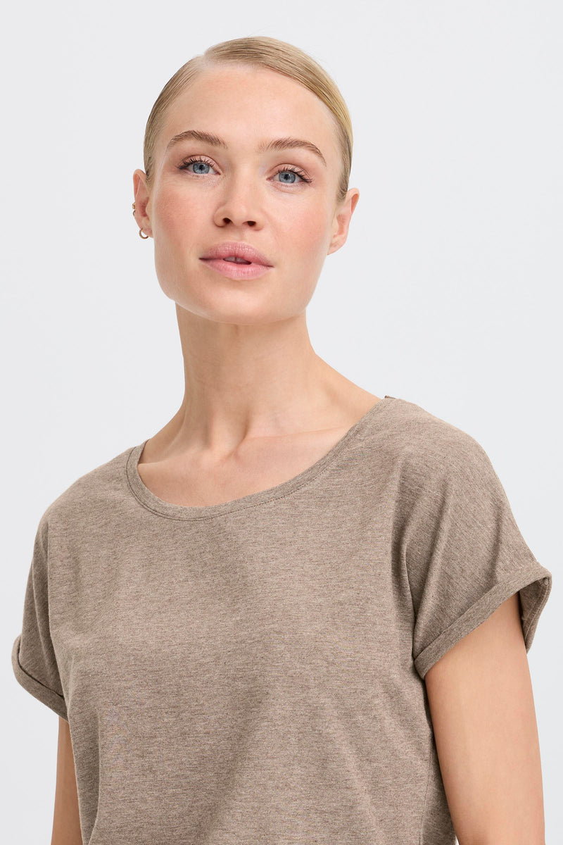 B.Young Pamila Walnut T-shirt