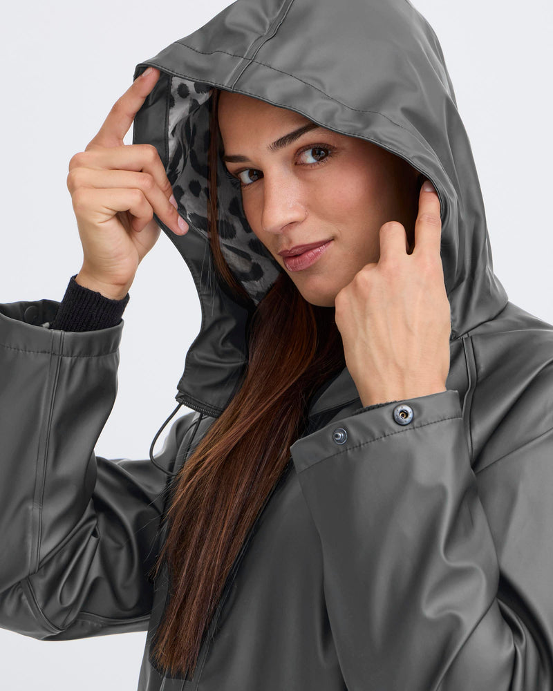 B.Young Avan Black Raincoat