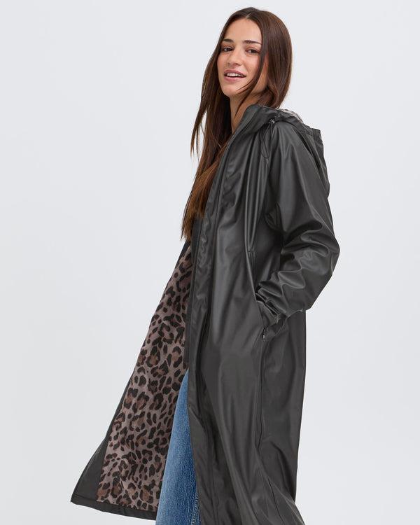 B.Young Avan Black Raincoat