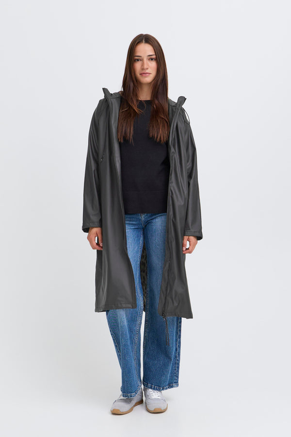 B.Young Avan Black Raincoat
