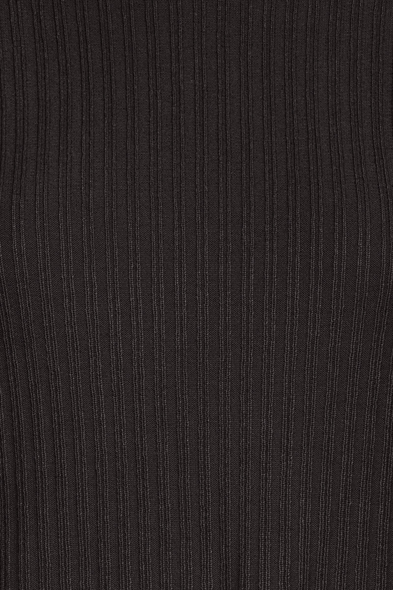 B.Young Black Frill Knit Jumper