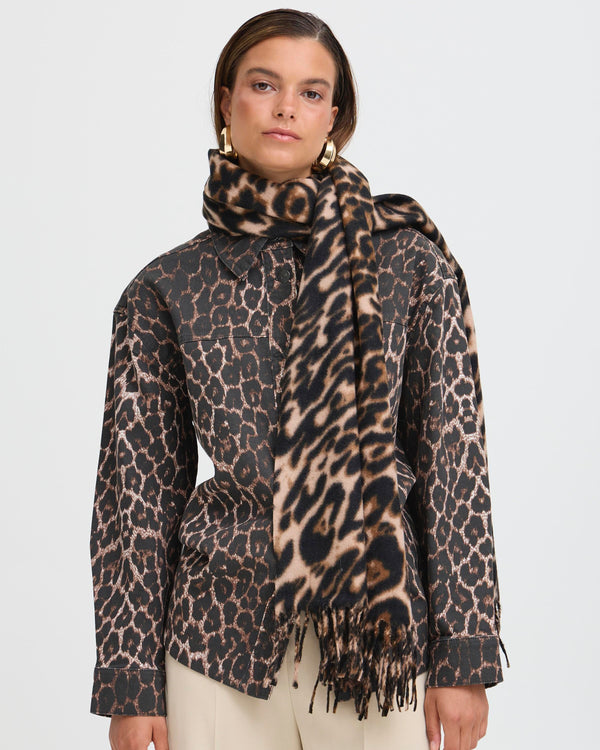 B.Young - Leopard Scarf