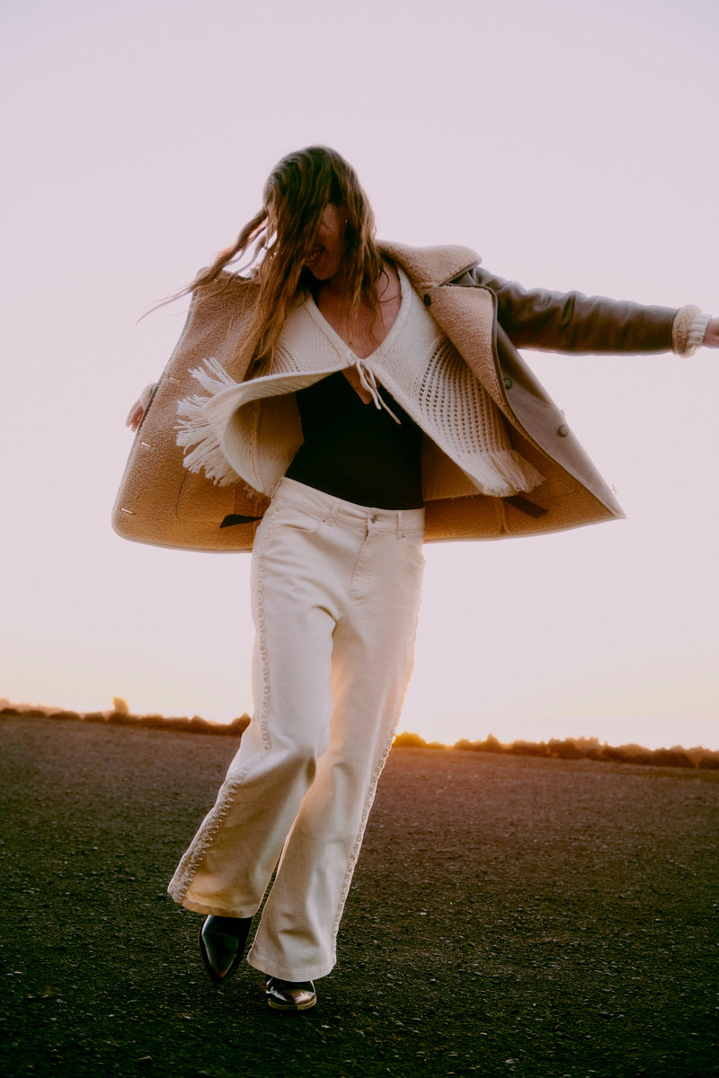 B.Young Birch Melin Cardigan