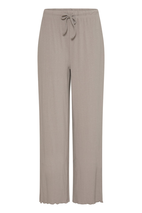 B.Young - Neutral Ribbed Pyjama Set