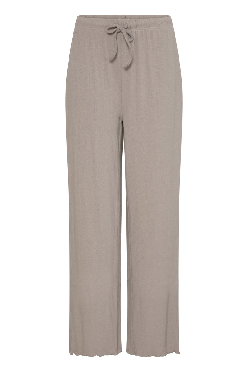 B.Young - Neutral Ribbed Pyjama Set