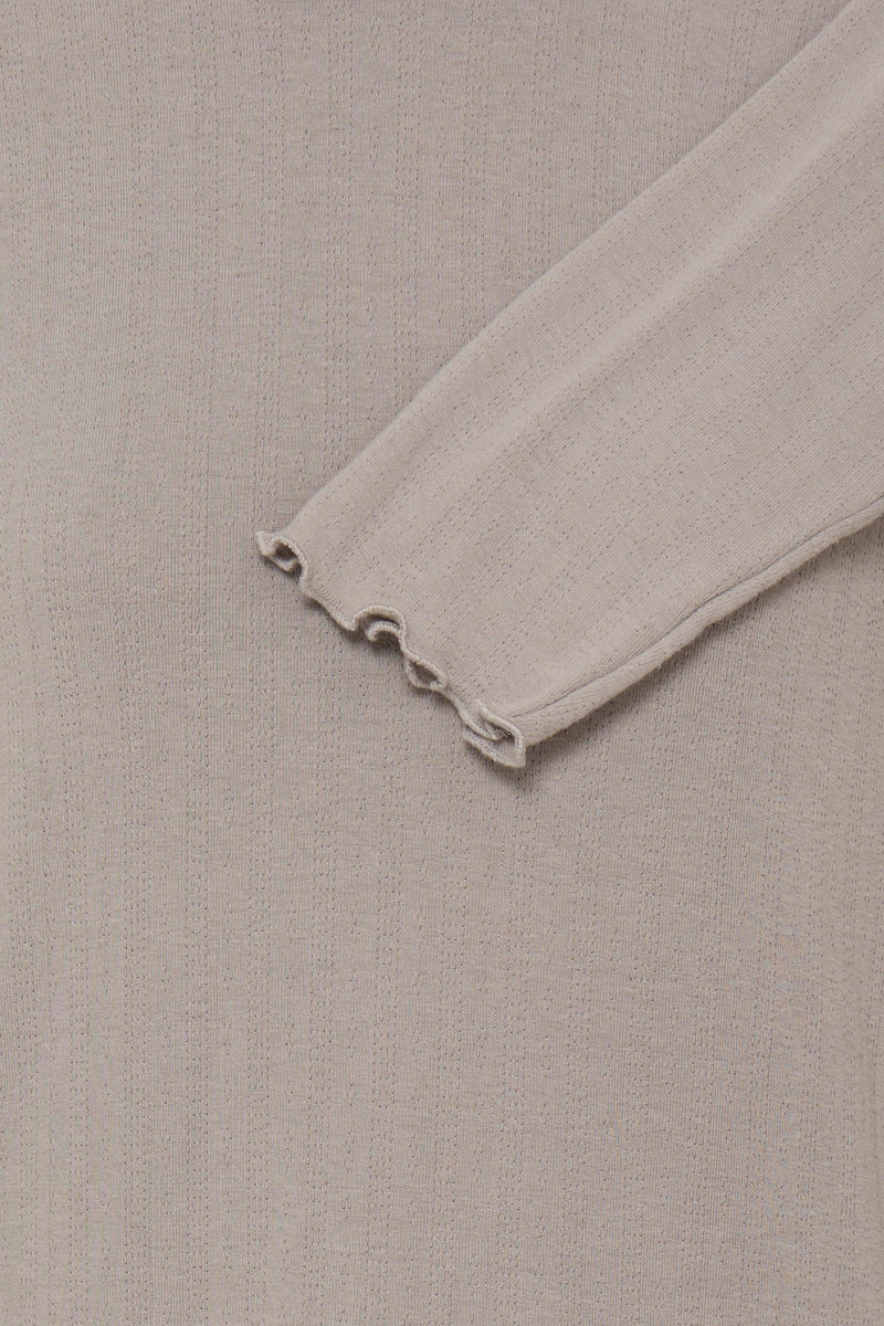 B.Young - Neutral Ribbed Pyjama Set