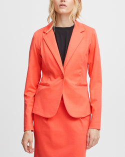 ICHI Kate Blazer - Hot Coral