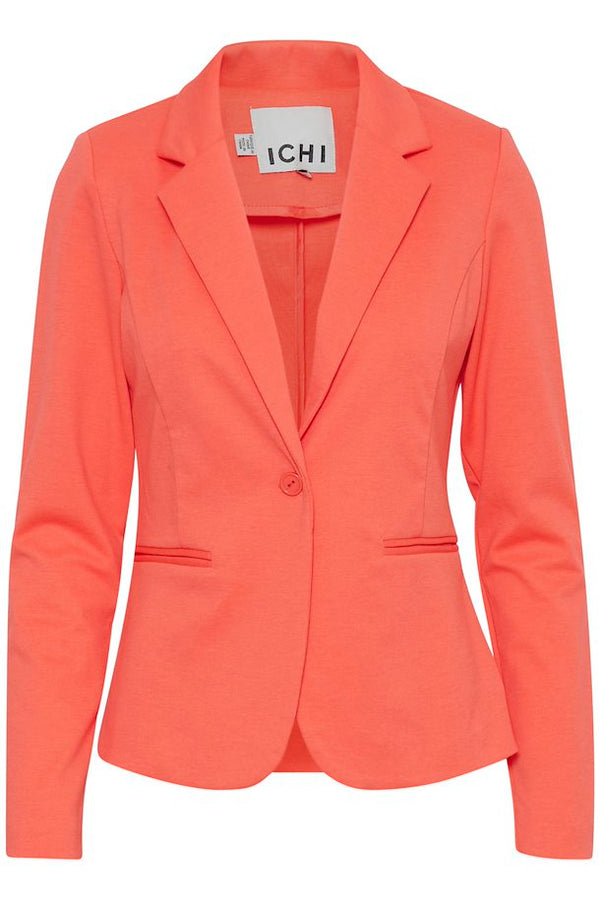 ICHI Kate Blazer - Hot Coral