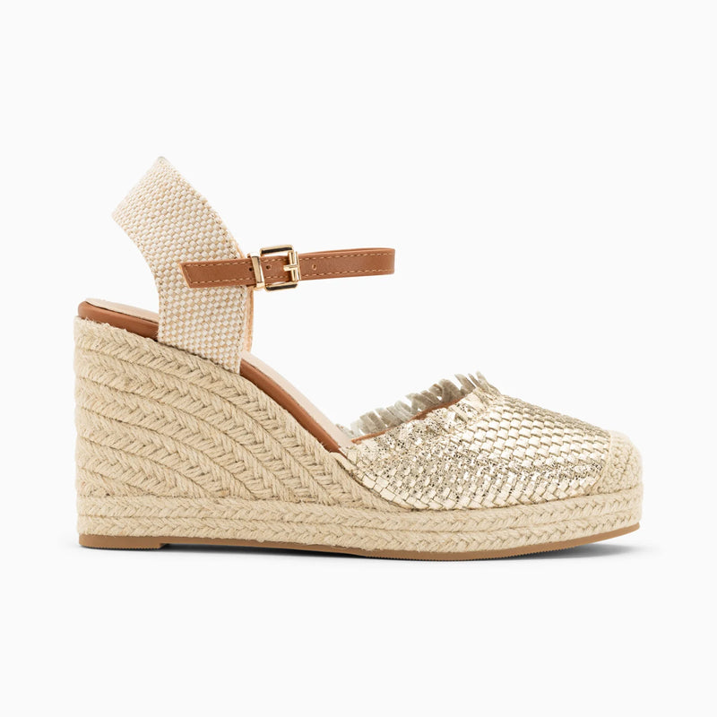 Vanessa Wu - Nadine Gold Wedges