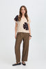 B.Young Fig Mel Flower Pullover