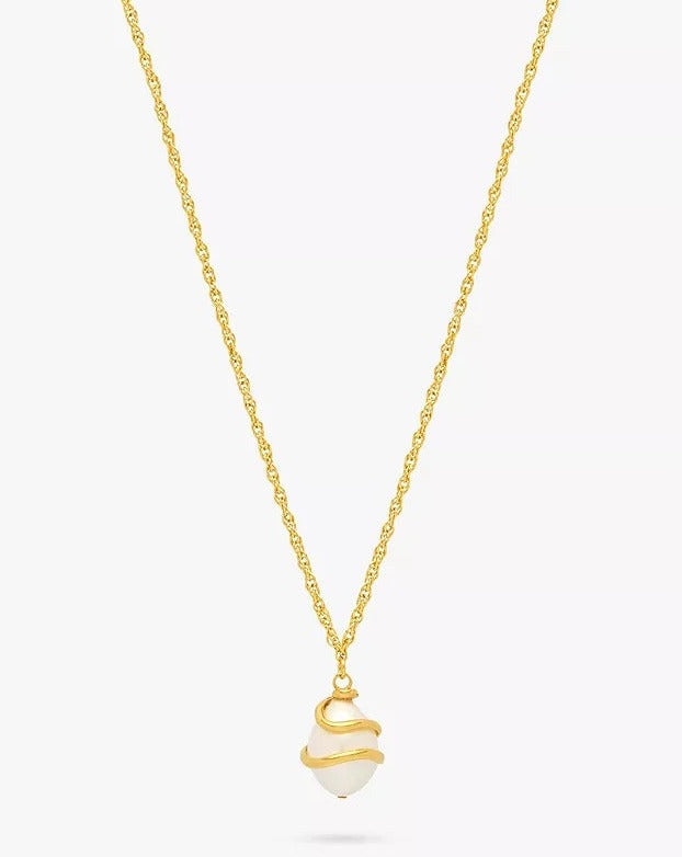 Estella Bartlett - Pearl Wrap Necklace