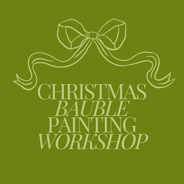CHRISTMAS BAUBLE PAINTING - LITTLEBOROUGH BOUTIQUE