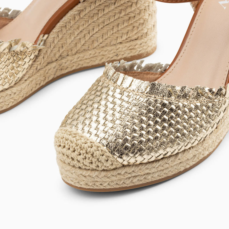 Vanessa Wu - Nadine Gold Wedges