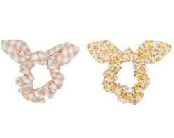 Mini Parade - Ditsy Bunny Ear Scrunchies