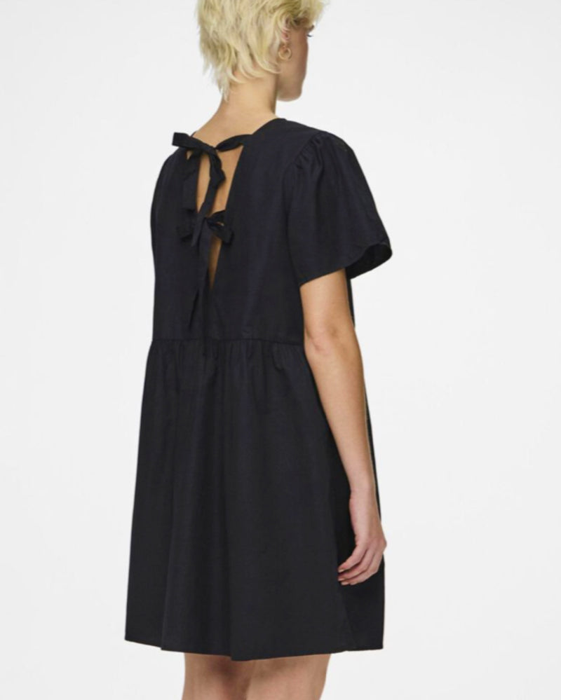 PIECES - Black Bow Dress