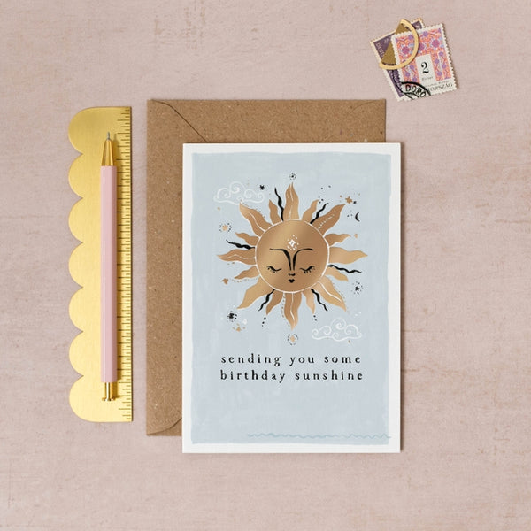Sending Sunshine Birthday Card