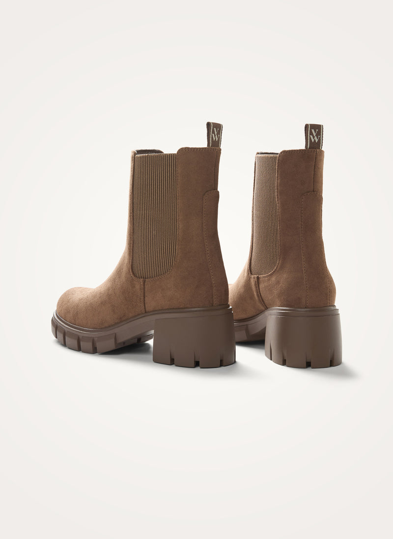 Vanessa Wu - Chocolate Suede Boots