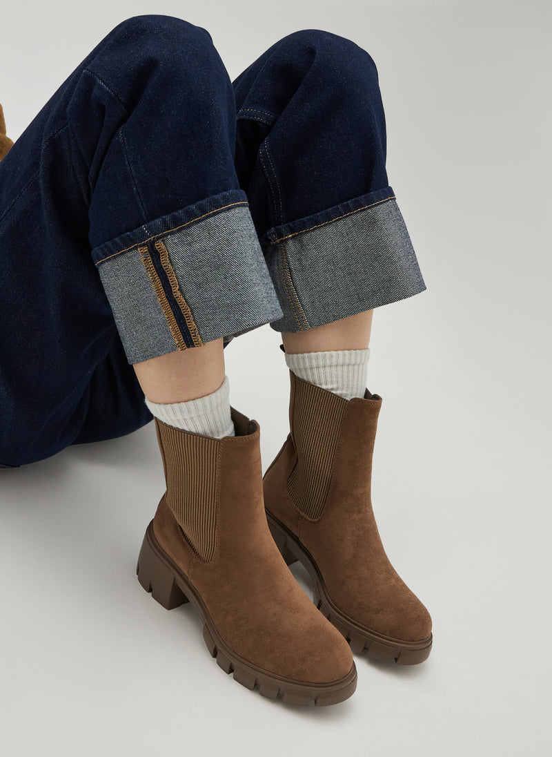 Vanessa Wu - Chocolate Suede Boots