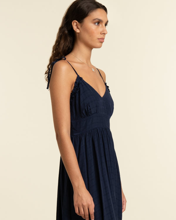 FRNCH - Arlette Navy Summer Dress