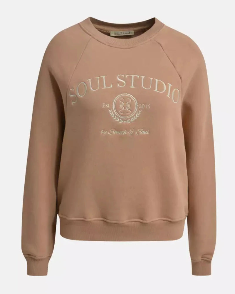 Smith & Soul - Camel Collage Sweatshirt