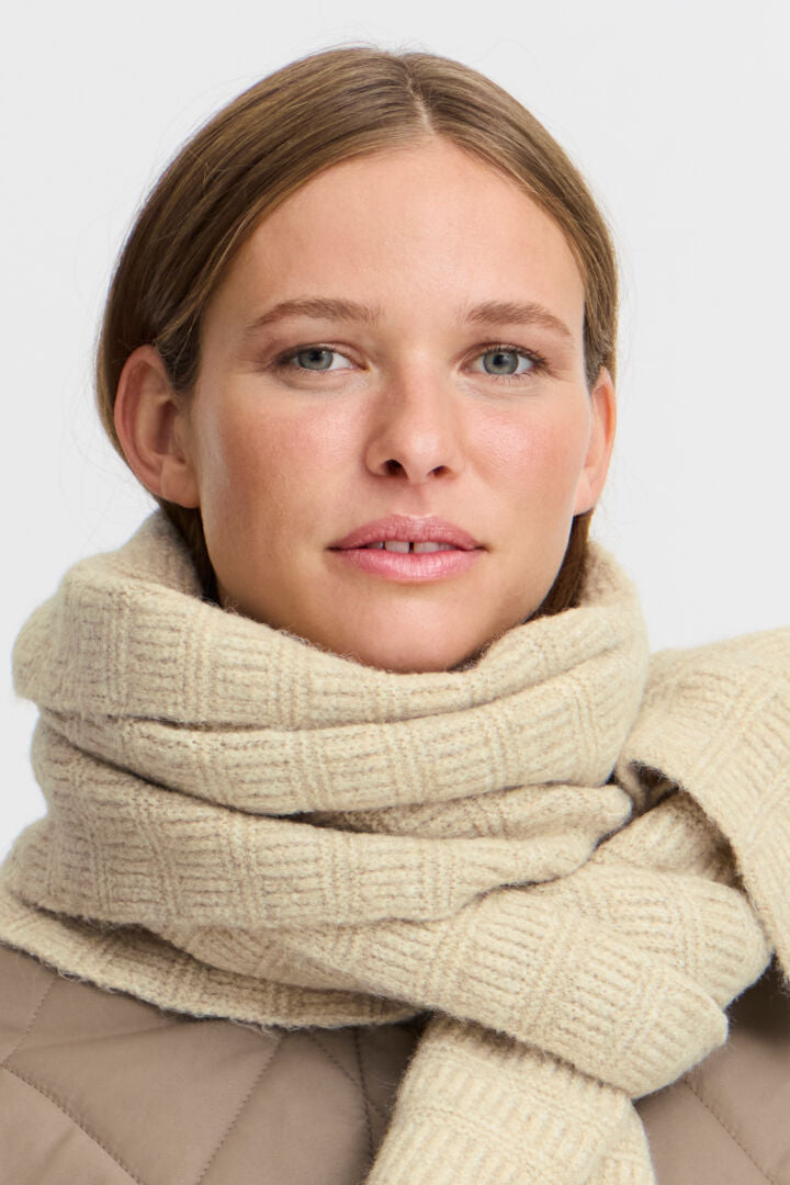 B.Young Oat Textured Scarf