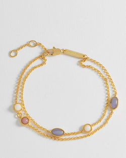 Estella Bartlett - Gemstone Double Stone Bracelet