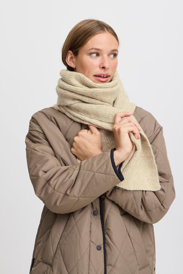 B.Young Oat Textured Scarf