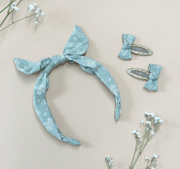 Mini Parade - Floral Spring Tie Headband