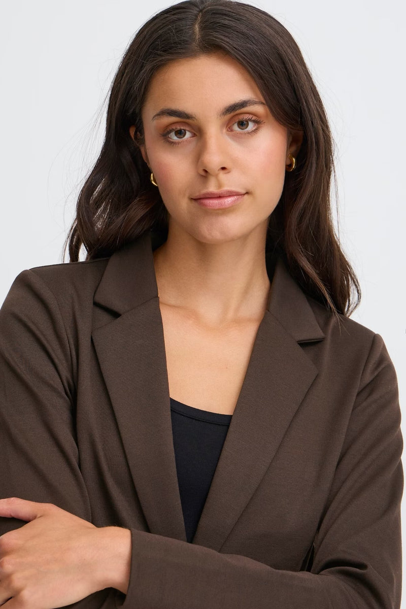 ICHI Chocolate Kate Blazer
