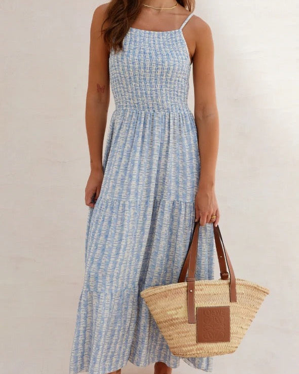 Zoya Dress -Sky Blue