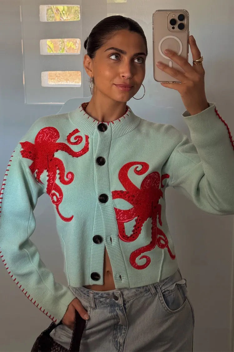 Never Fully Dressed - Octopus Cardigan