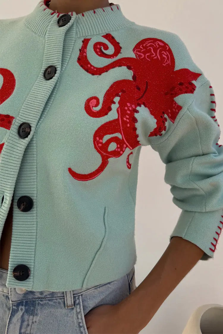 Never Fully Dressed - Octopus Cardigan