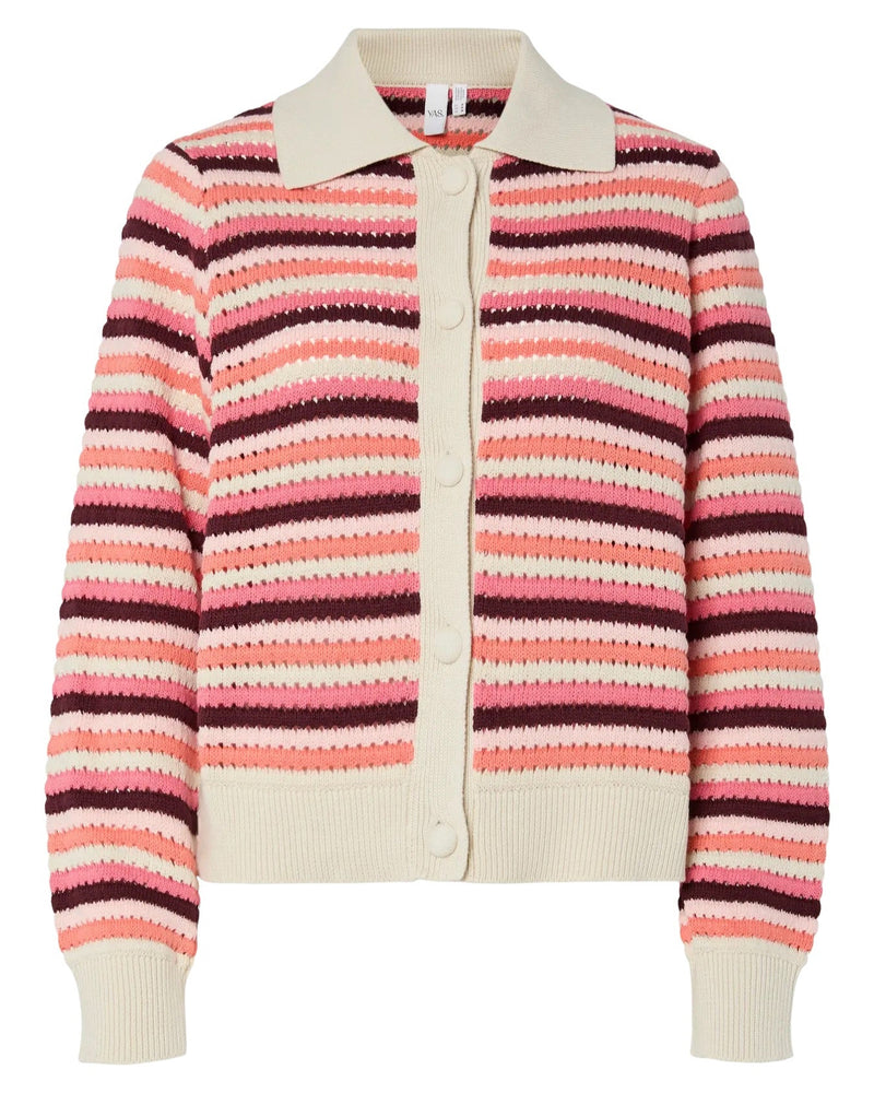 YAS - Multi Stripe Cardigan
