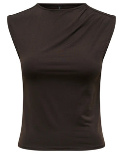ONLY - Chocolate Jersey Top