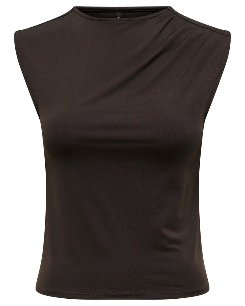 ONLY - Chocolate Jersey Top