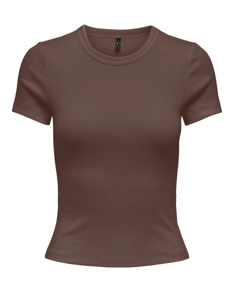 ONLY - Chocolate Martini Ribbed Tee