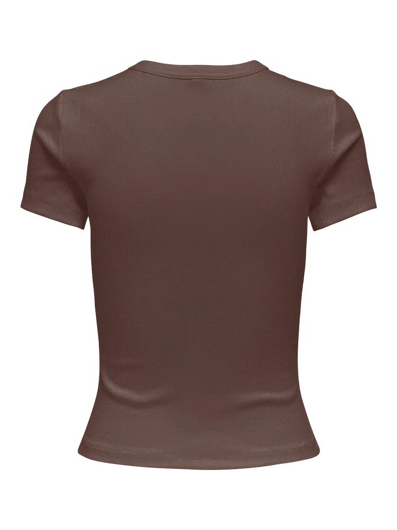 ONLY - Chocolate Martini Ribbed Tee