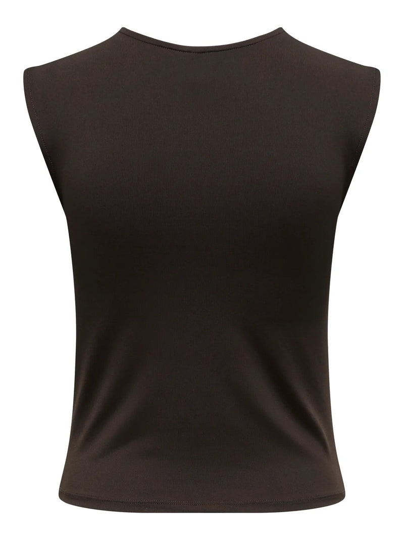 ONLY - Chocolate Jersey Top
