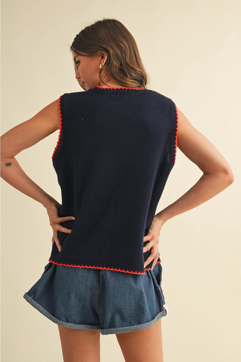 Lobster Printed Knit Top
