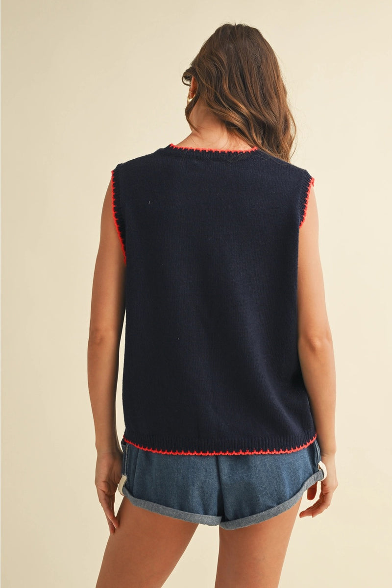 Lobster Printed Knit Top